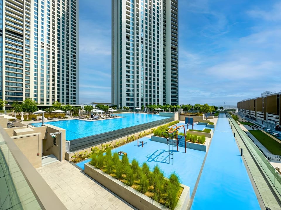 Property building, City view, Swimming pool