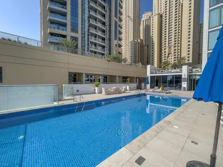 Day, Pool view, sunbed