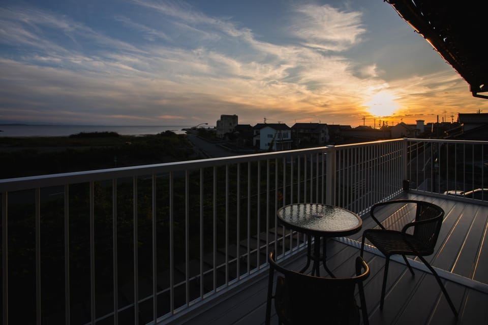 Natural landscape, Balcony/Terrace, Sunset