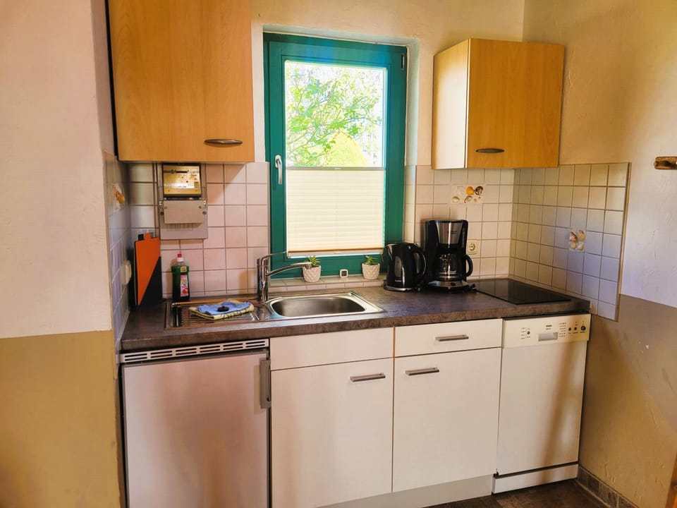 Coffee/tea facilities, Kitchen or kitchenette, dishwasher, pet friendly, stove