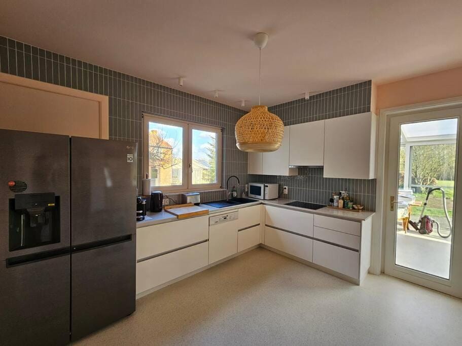 BNB Green refuge: Vakantiehuis met zeer grote tuin House in Flanders