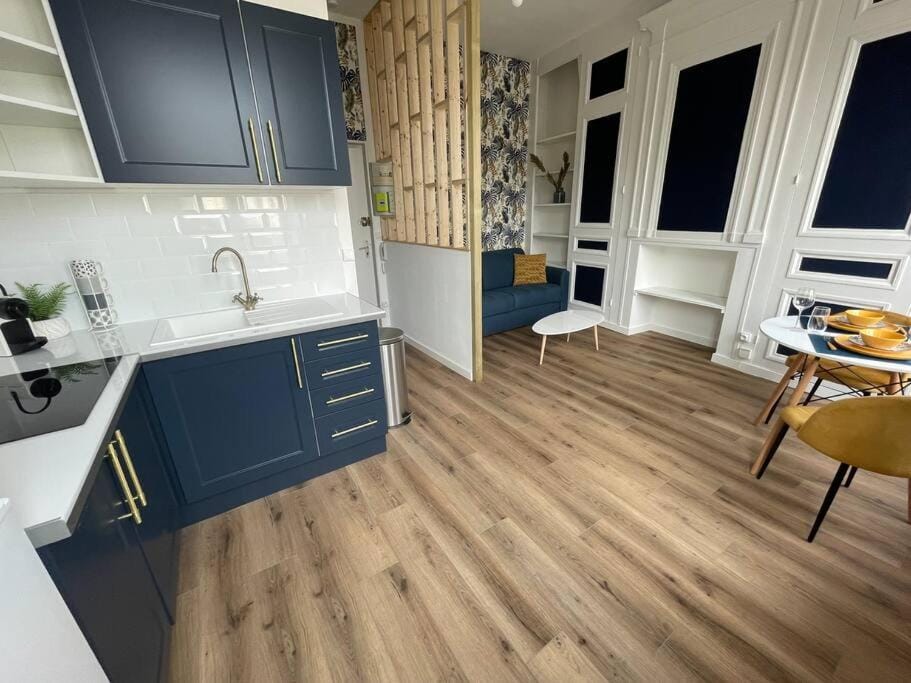 Le Bluemoon, cosy, proche plage et Nausicaa Apartment in Hauts-de-France