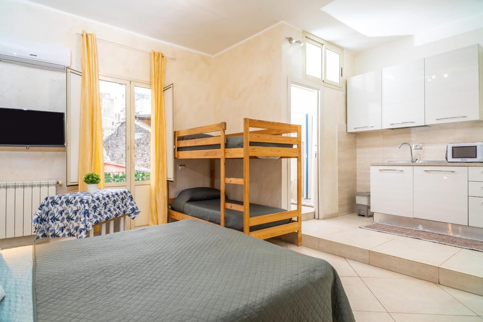 Property building, Living room, Bedroom