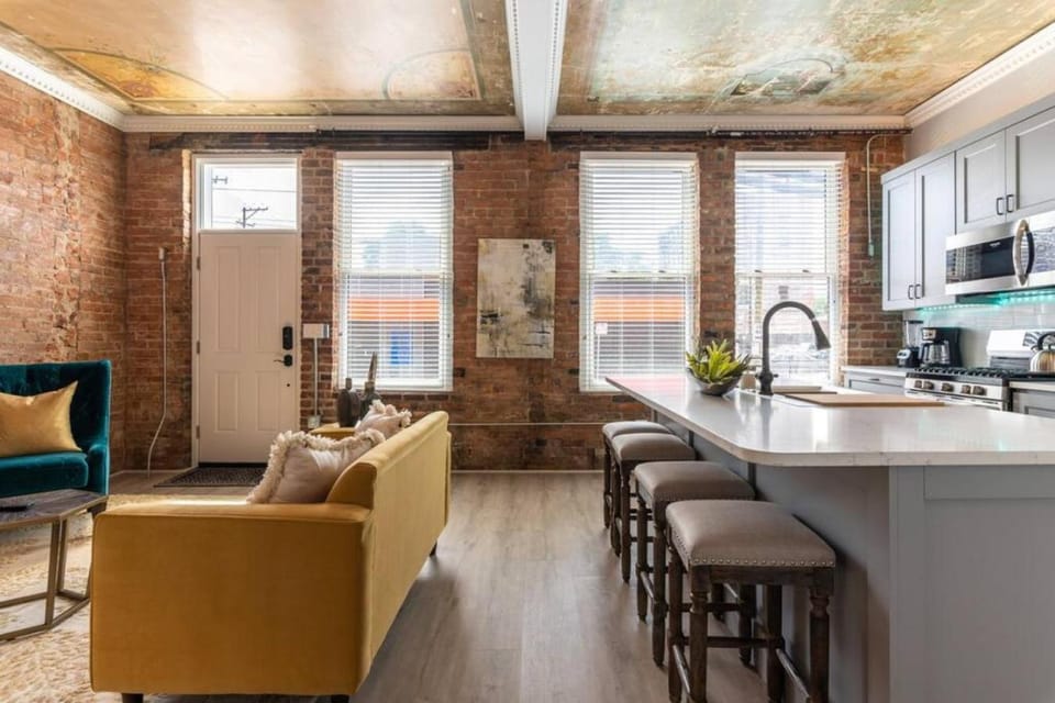 Parlor - Explore OTR and DT from Restored 1894 Italianate Apartment in Over The Rhine