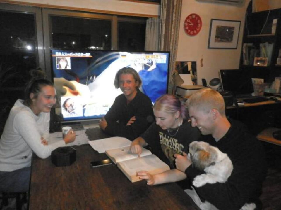 group of guests