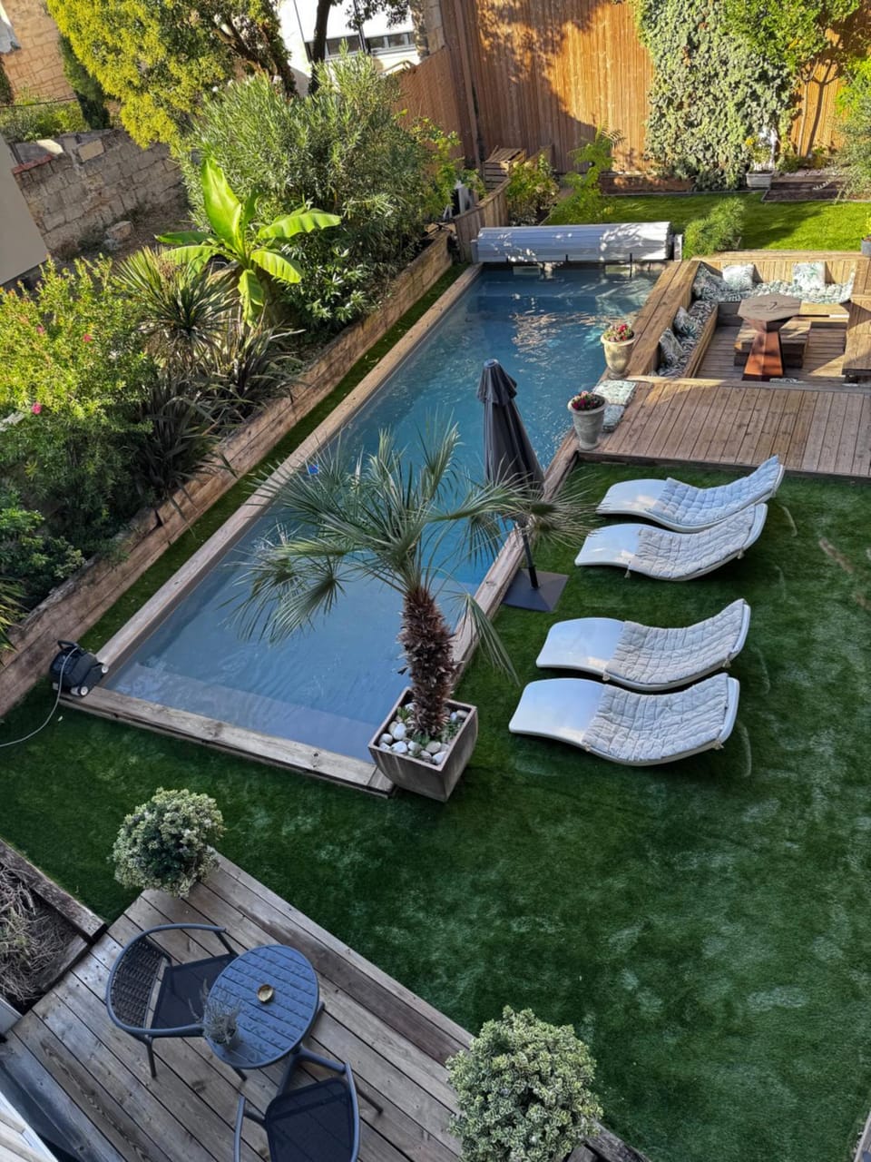 Day, Garden, Garden view, Pool view, Swimming pool, sunbed