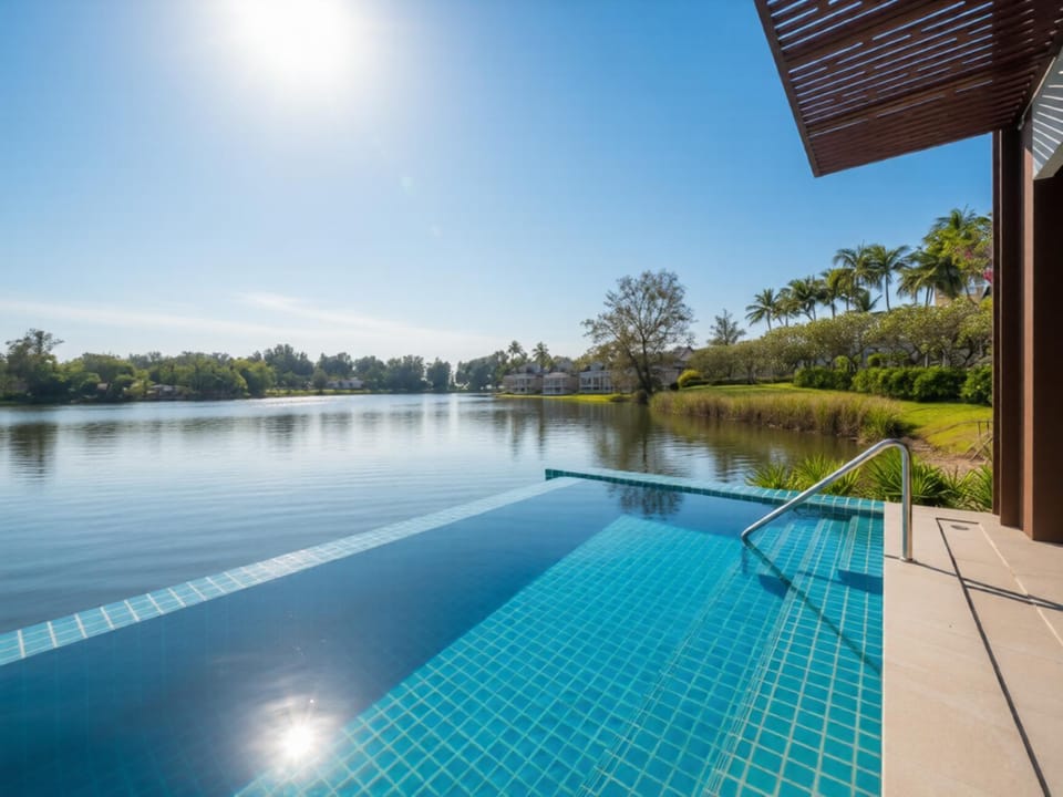 Natural landscape, Lake view, Pool view, River view, Swimming pool