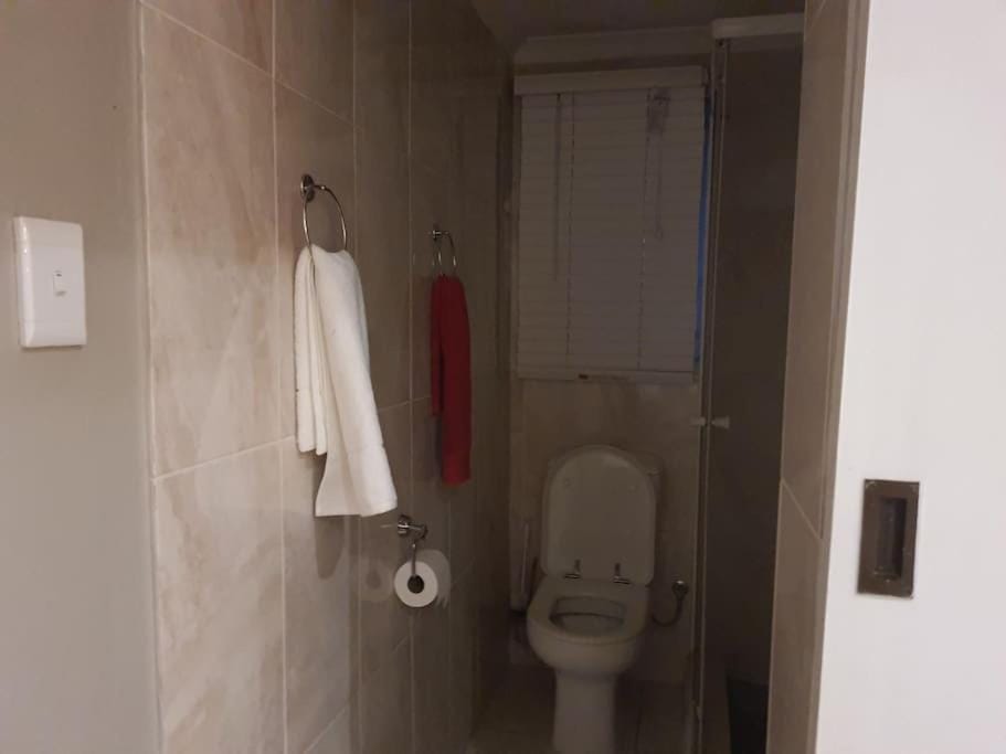 Shower, Toilet, towels