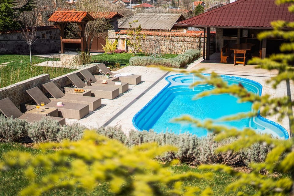 Patio, BBQ facilities, Swimming pool