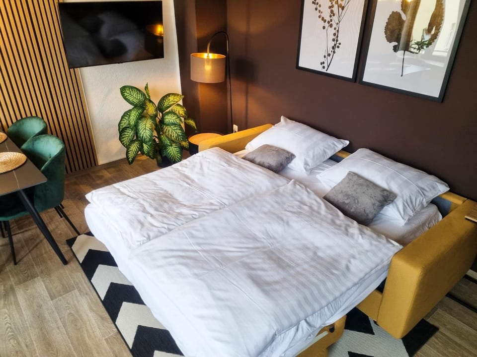 Bed, TV and multimedia, Living room, Photo of the whole room