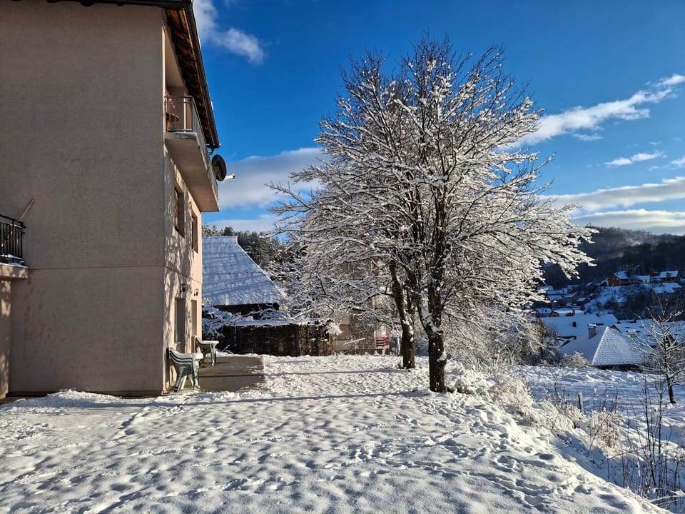 Property building, Natural landscape, Winter, Mountain view