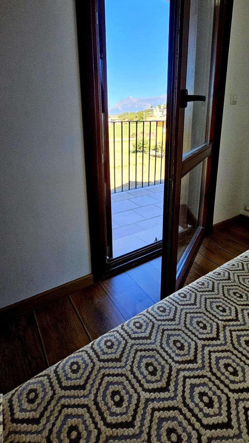 View (from property/room), Balcony/Terrace, Bedroom