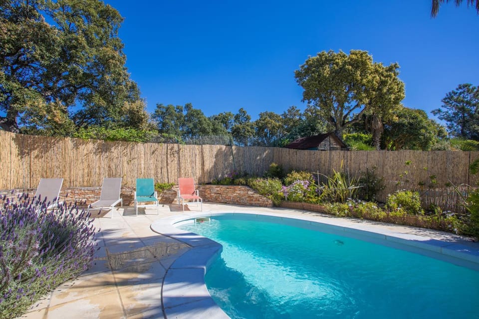 Property building, Living room, Swimming pool