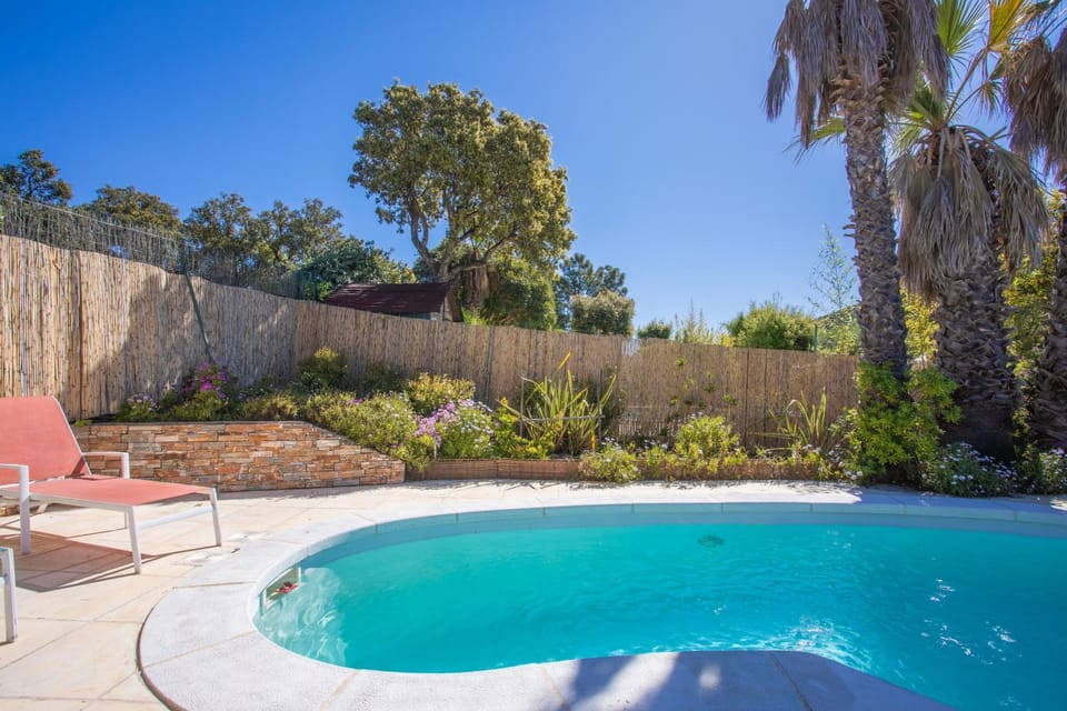 Property building, Living room, Swimming pool