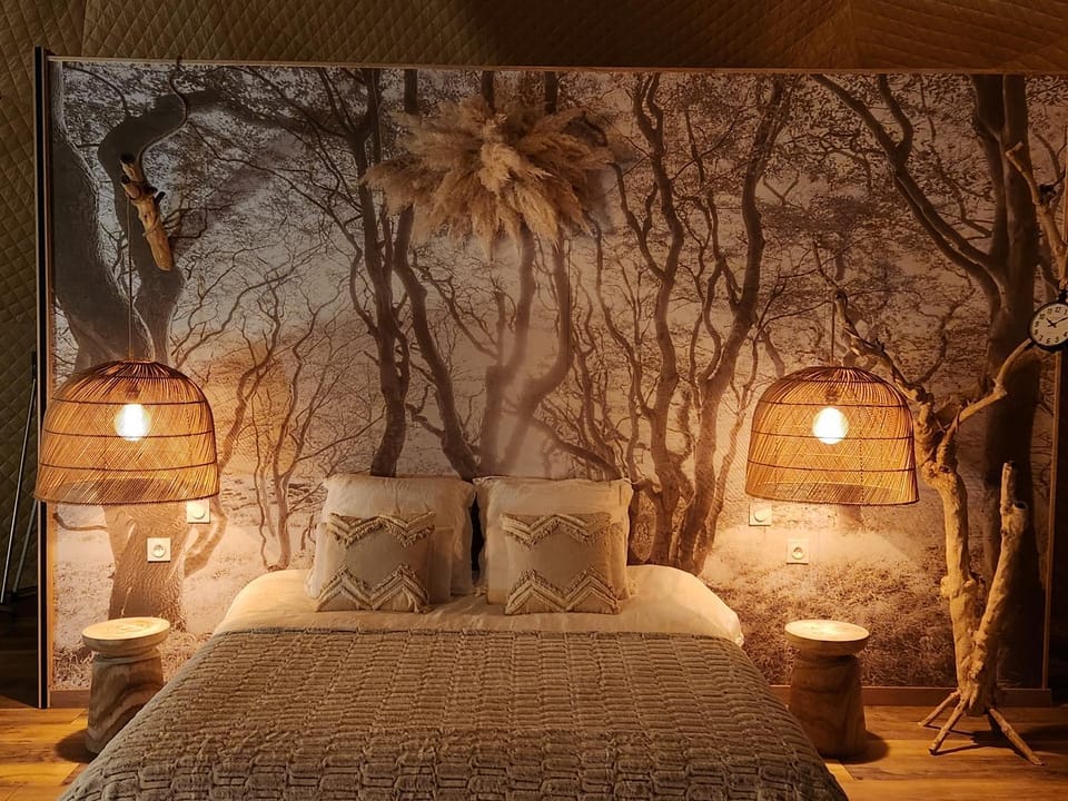 le cocon d'amour " Dôme avec jaccuzi privé " Nature lodge in Normandy