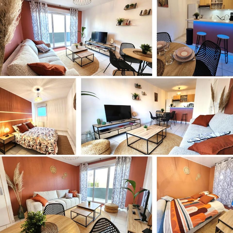 Bed, TV and multimedia, Living room, Lounge or bar, Dining area, Bedroom