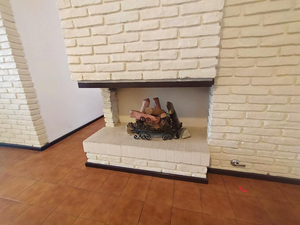 Living room, fireplace