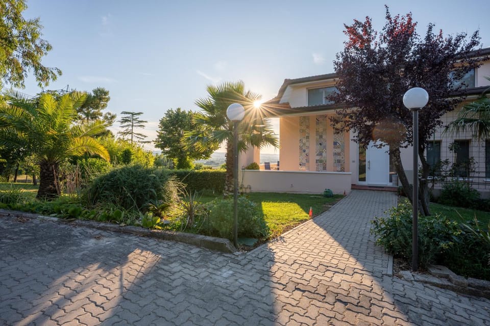 Property building, Garden view