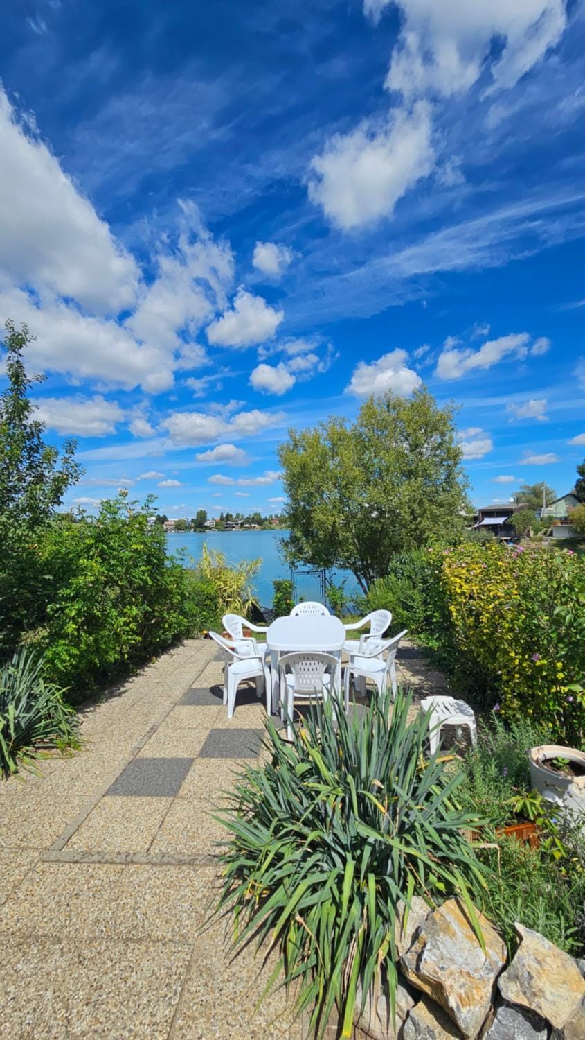 Seating area, Garden view, Lake view
