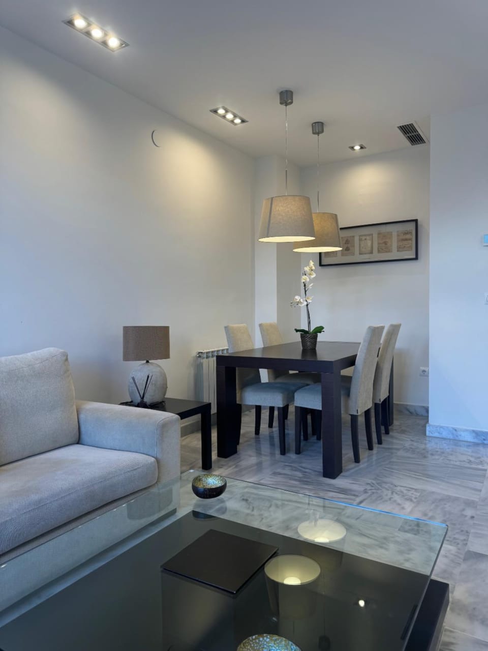 Living room, Seating area, Dining area