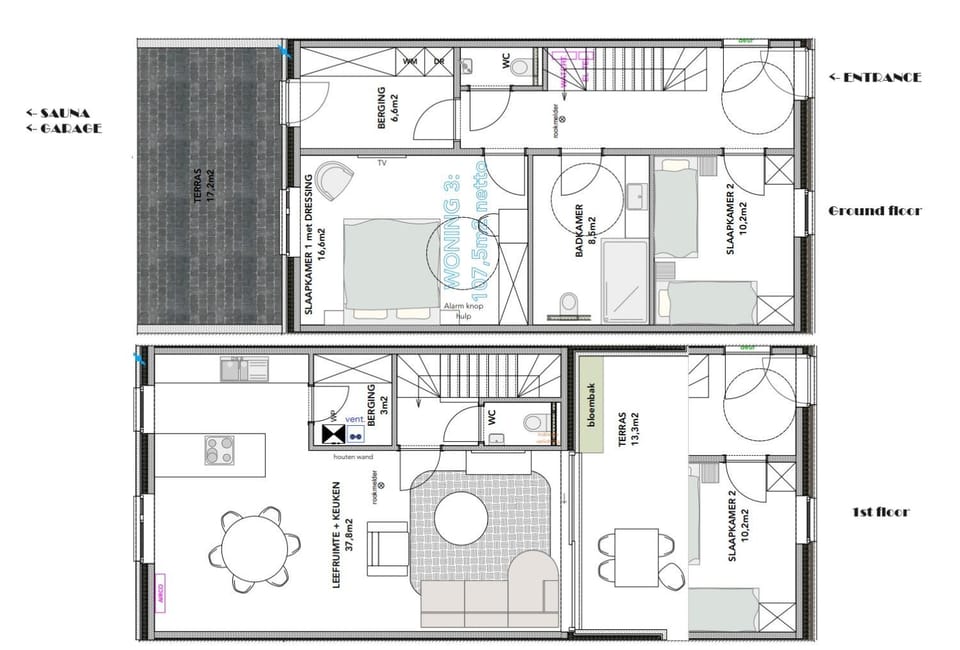 Property building, Floor plan