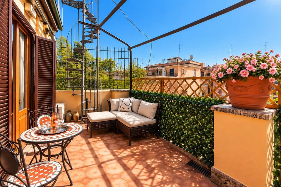 View (from property/room), Balcony/Terrace, Seating area