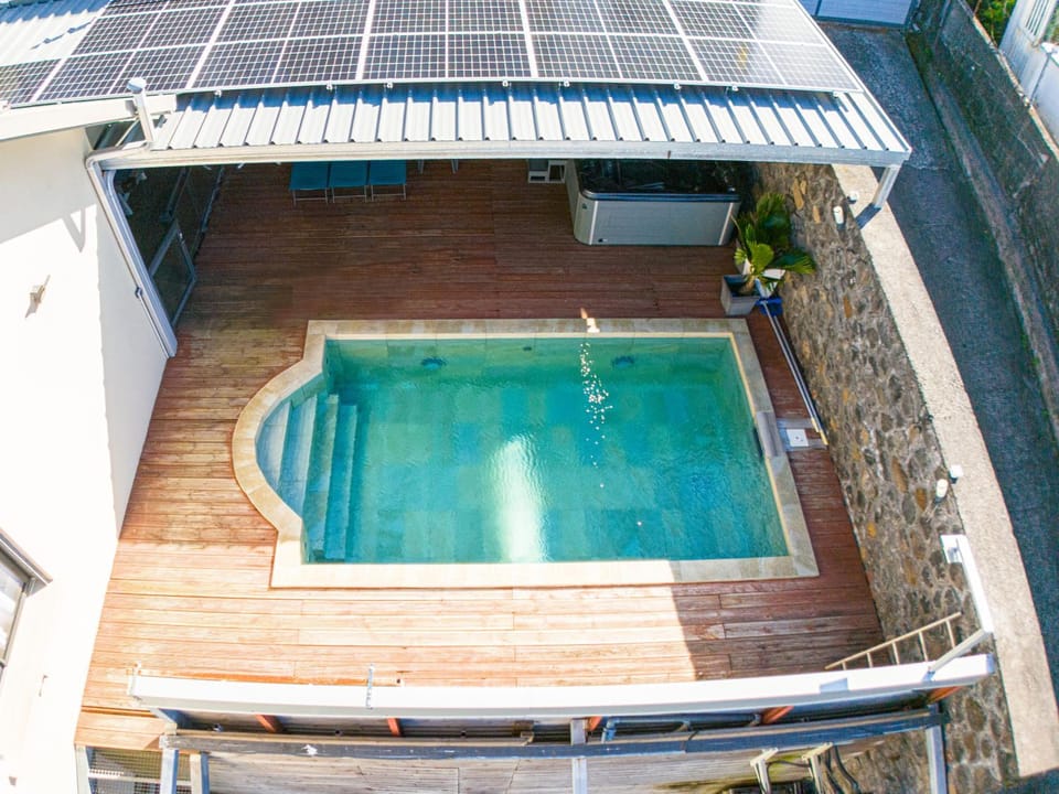 Day, Bird's eye view, Hot Tub, Pool view, Swimming pool