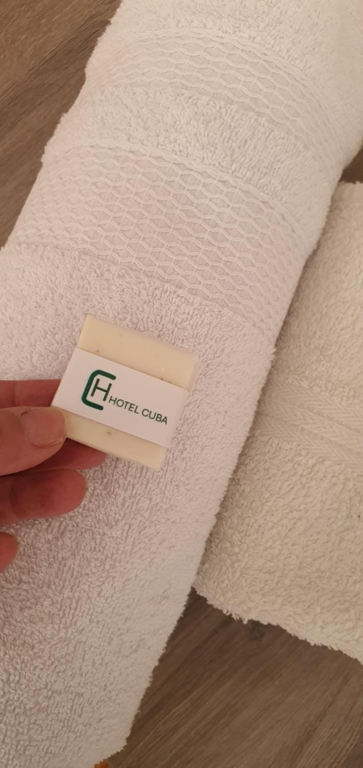 Property logo or sign, towels