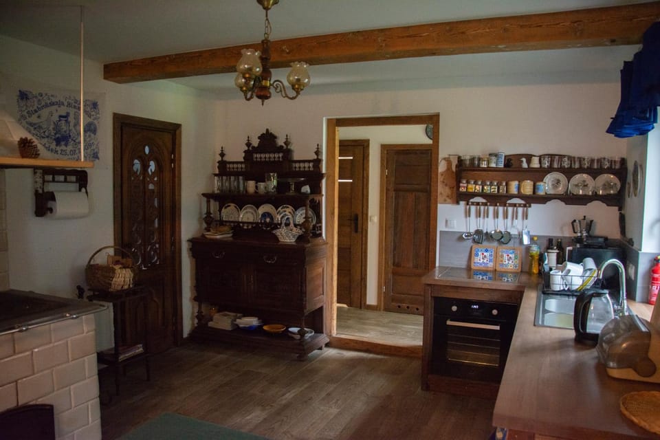 Living room, kitchen