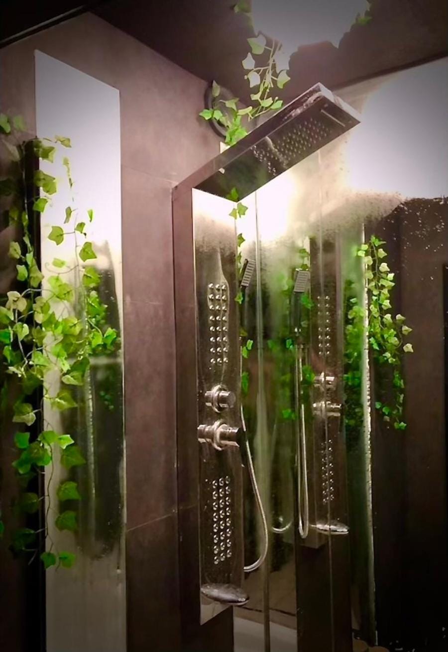 Shower, Bathroom, Spa and wellness centre/facilities