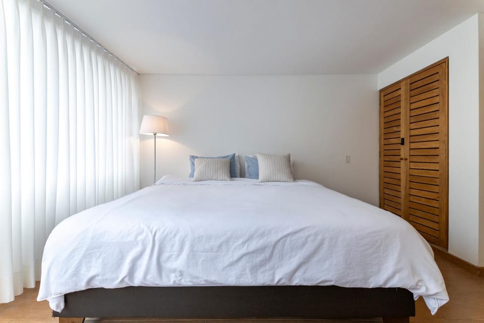 Bed, Photo of the whole room, Bedroom, wardrobe