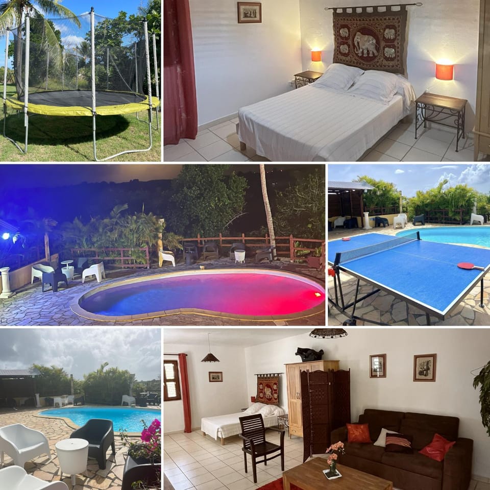 Property building, Table tennis, Pool view, Swimming pool, sunbed