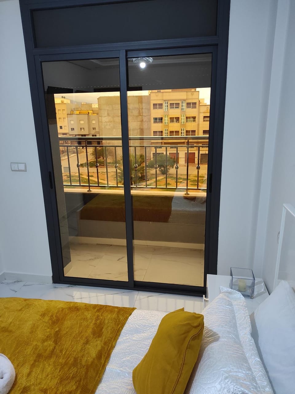 Bed, View (from property/room), Balcony/Terrace, Photo of the whole room, Bedroom