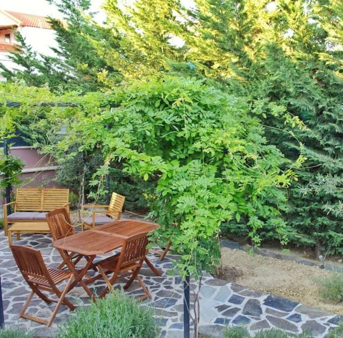Spring, Day, Garden, Dining area, Garden view