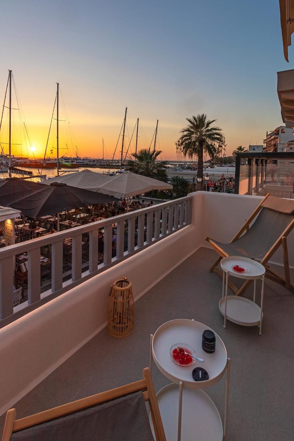 Patio, Natural landscape, View (from property/room), Balcony/Terrace, Sea view, Sunset