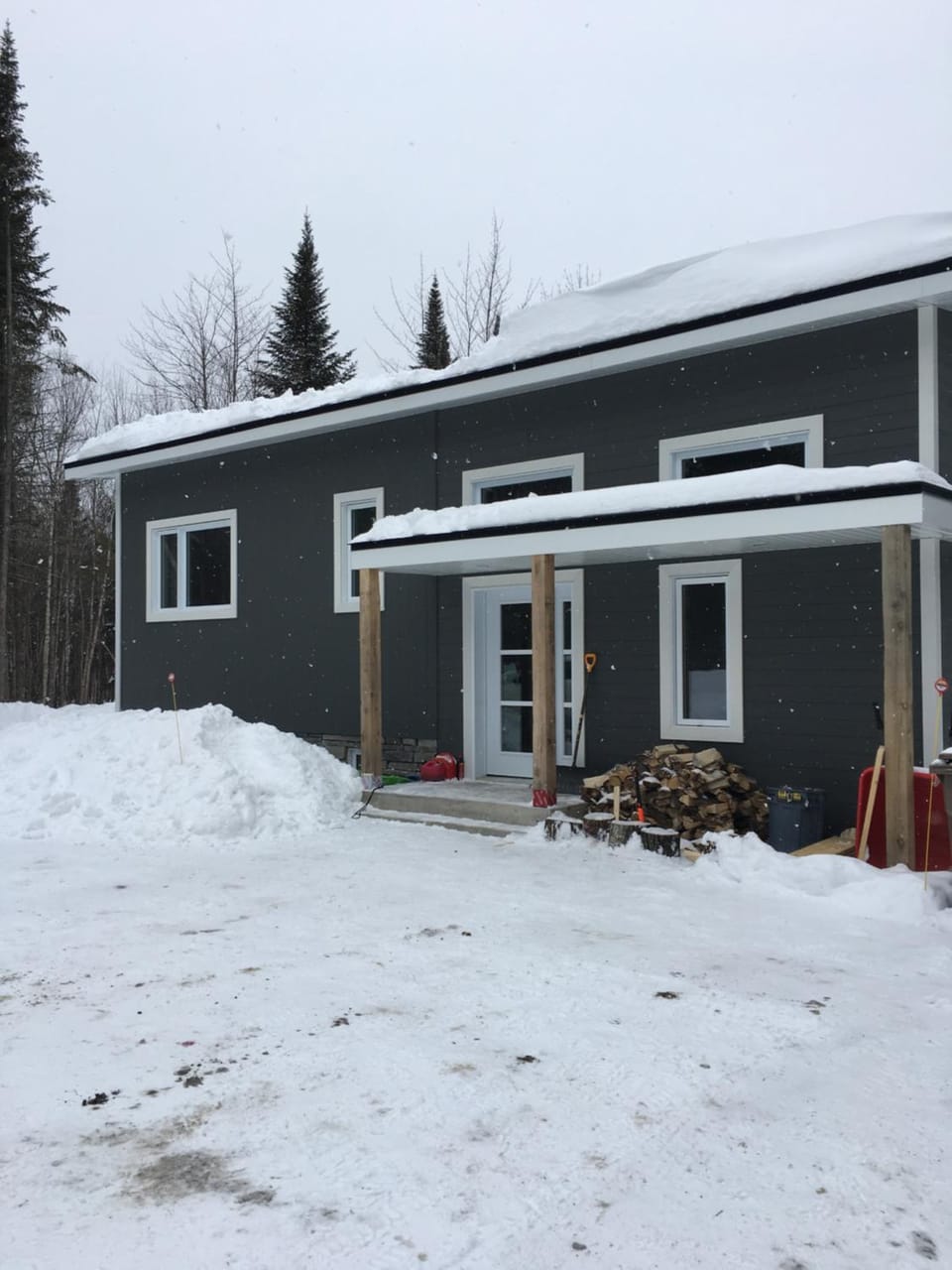 Property building, Winter