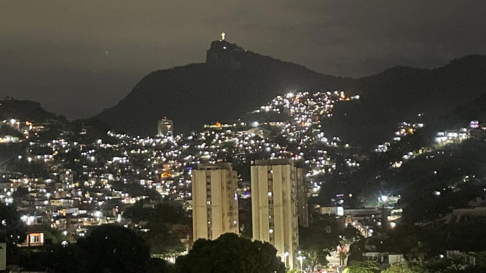 Patio, Night, Bird's eye view, Balcony/Terrace, City view, Landmark view, Mountain view