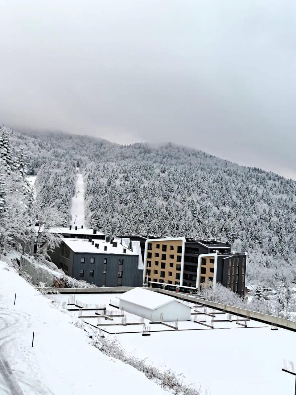 Day, Natural landscape, Winter, Mountain view