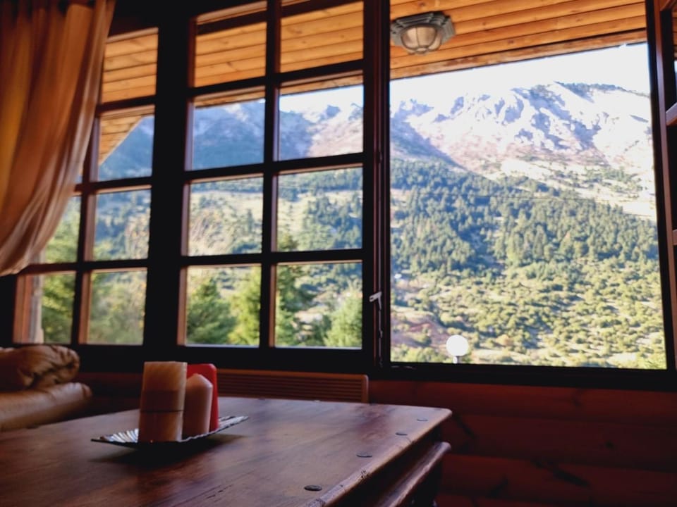 Natural landscape, Dining area, Mountain view
