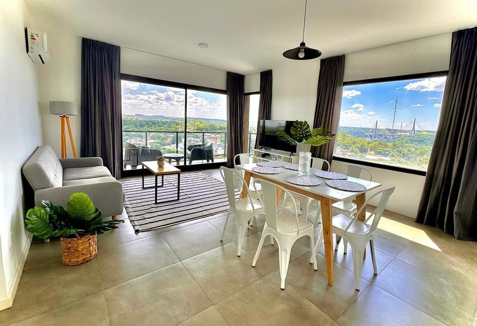 Natural landscape, View (from property/room), Balcony/Terrace, Living room, Dining area
