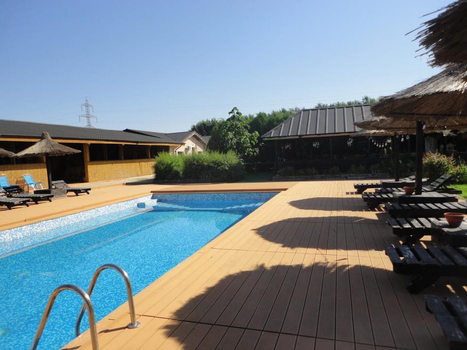 Day, Swimming pool, Swimming pool, sunbed