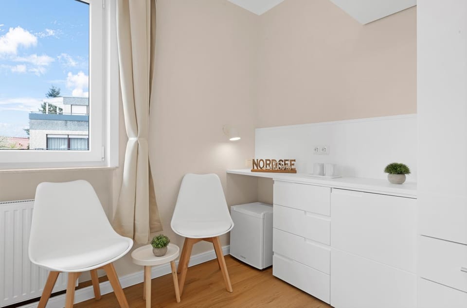View (from property/room), Seating area, minibar, wardrobe