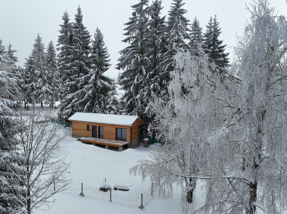 Property building, Day, Natural landscape, Winter