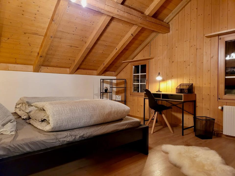 Forest View Apartment in Leissigen by Interlaken with No Kitchen Apartment in Canton of Valais
