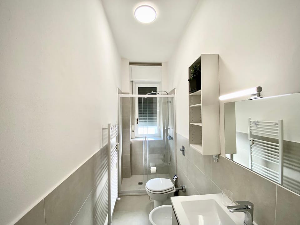 Shower, Toilet, Bathroom, towels