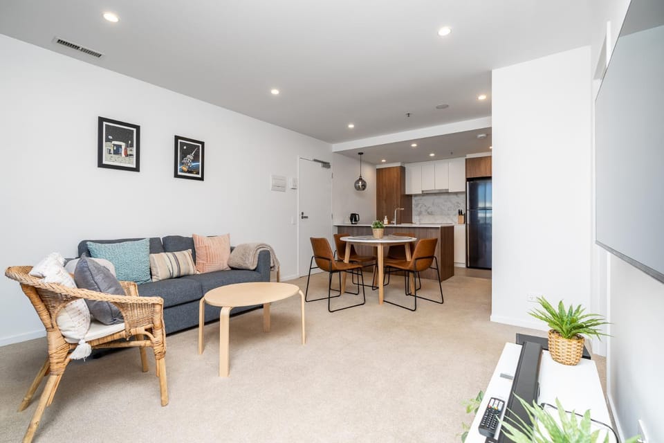 Kitchen or kitchenette, Living room, Dining area