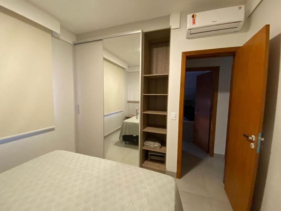 Bed, Photo of the whole room, Bedroom, air conditioner