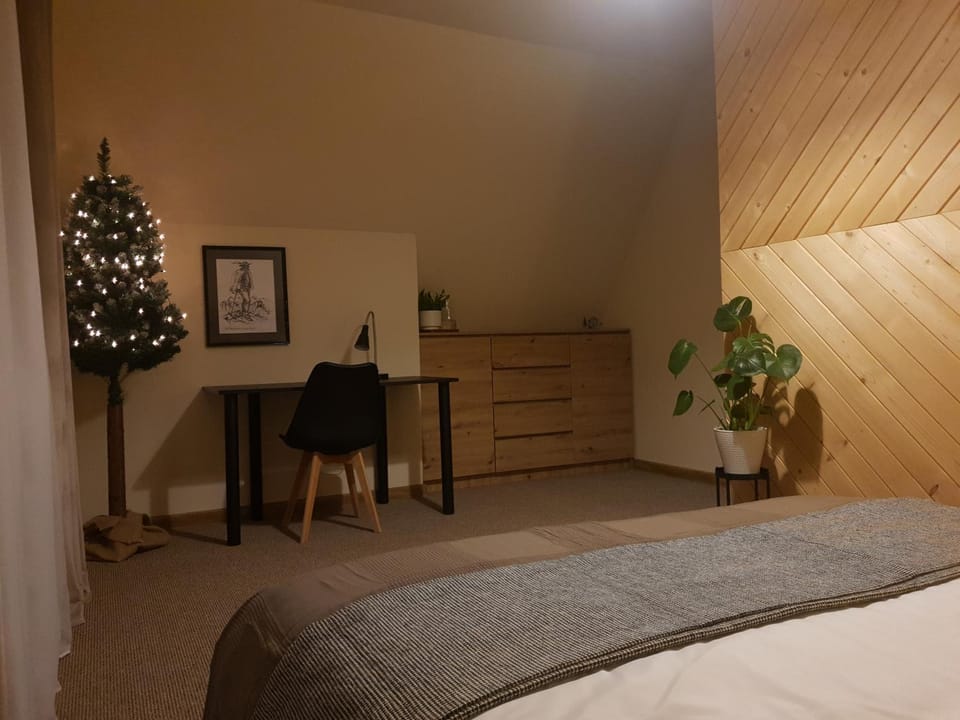 Photo of the whole room, Bedroom, hair dresser