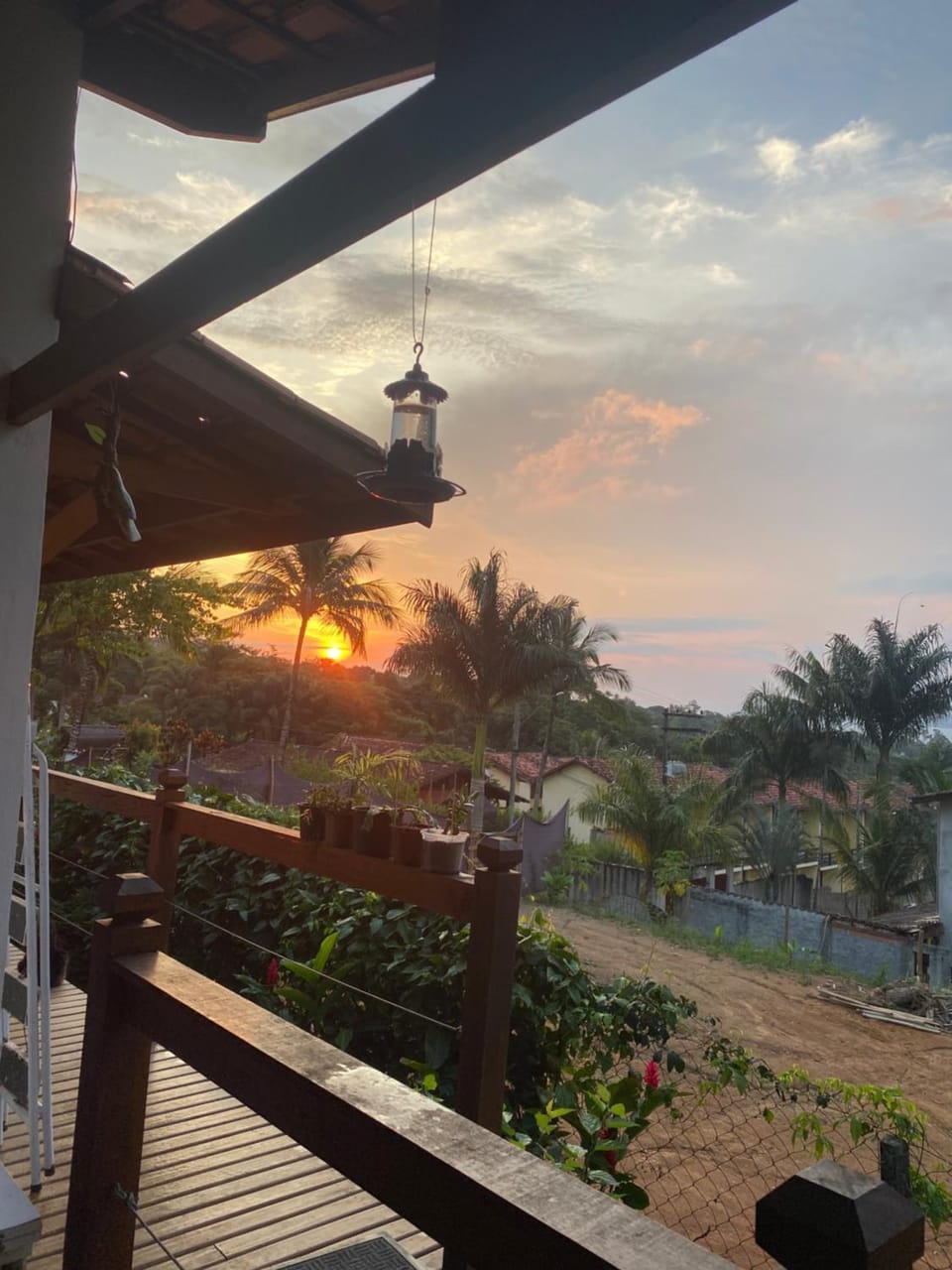 Natural landscape, Balcony/Terrace, Sunset