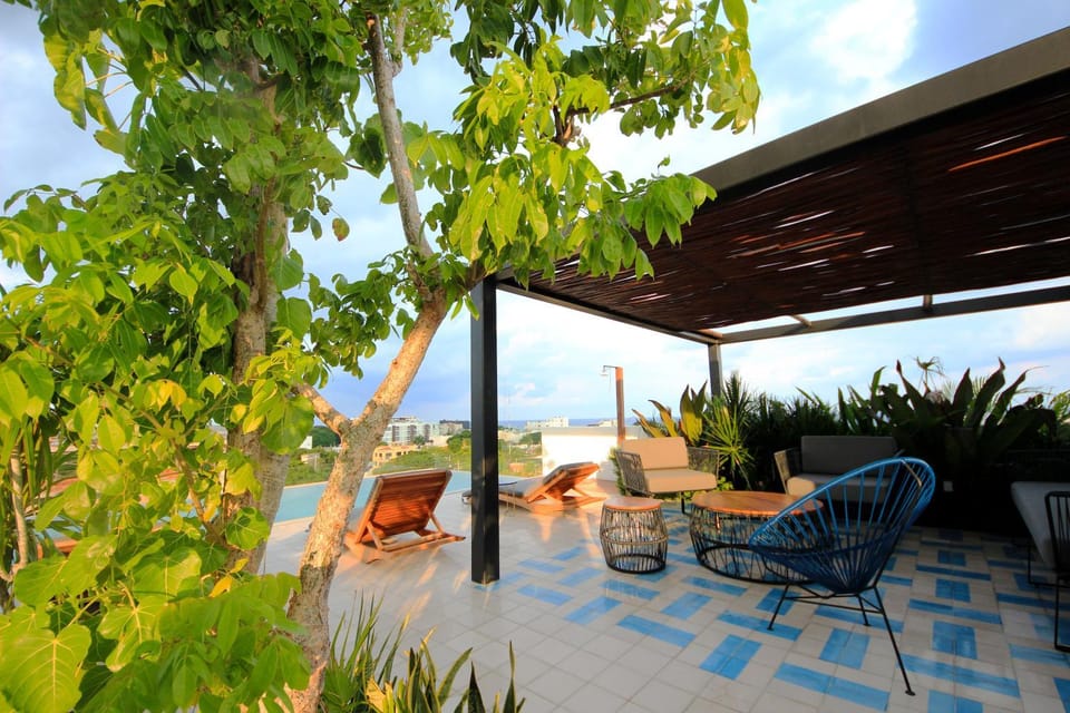 Spacious Studio, amazing rooftop with sea view Apartment in Playa del Carmen